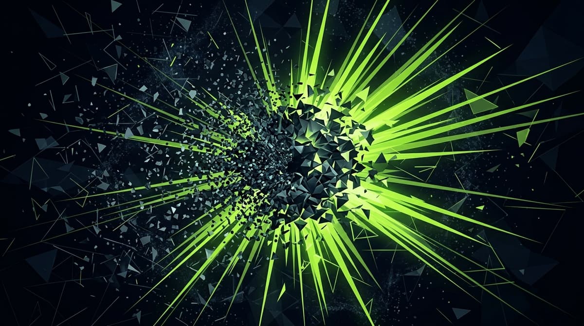 Abstract dark visualization representing adhd and paralysis