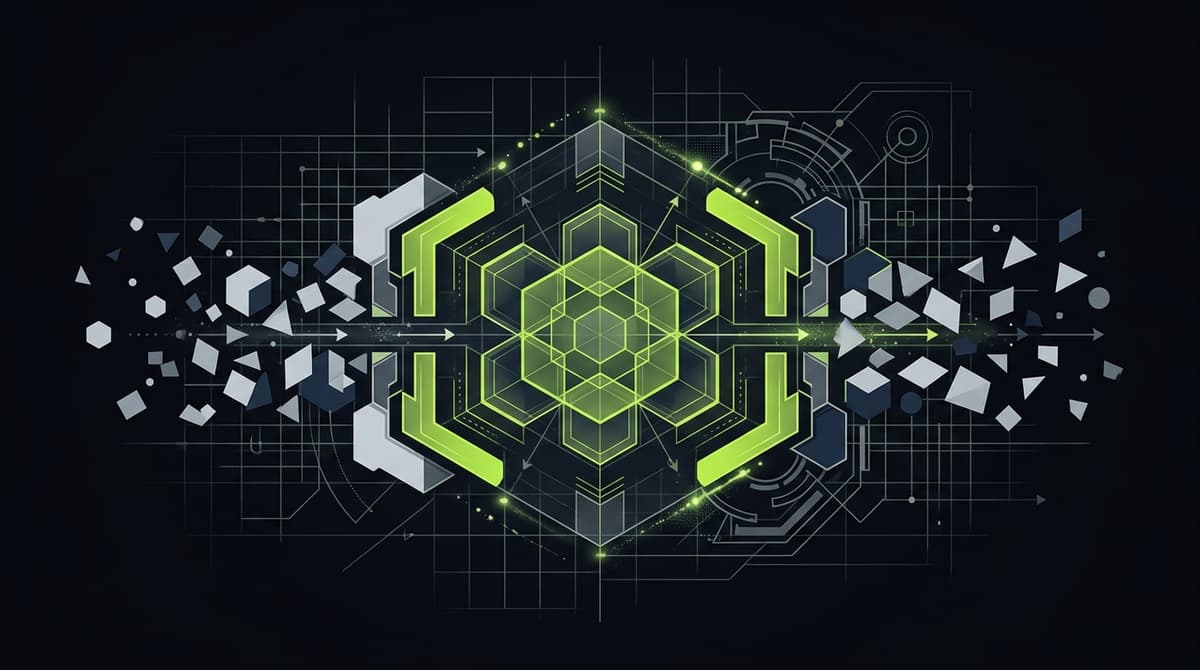 Abstract dark visualization representing best app blocker for adhd