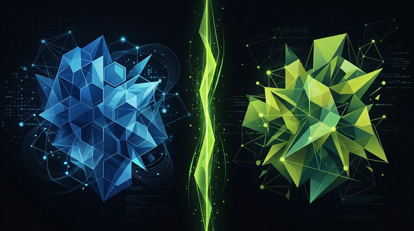 Abstract dark visualization representing best brain fm alternative