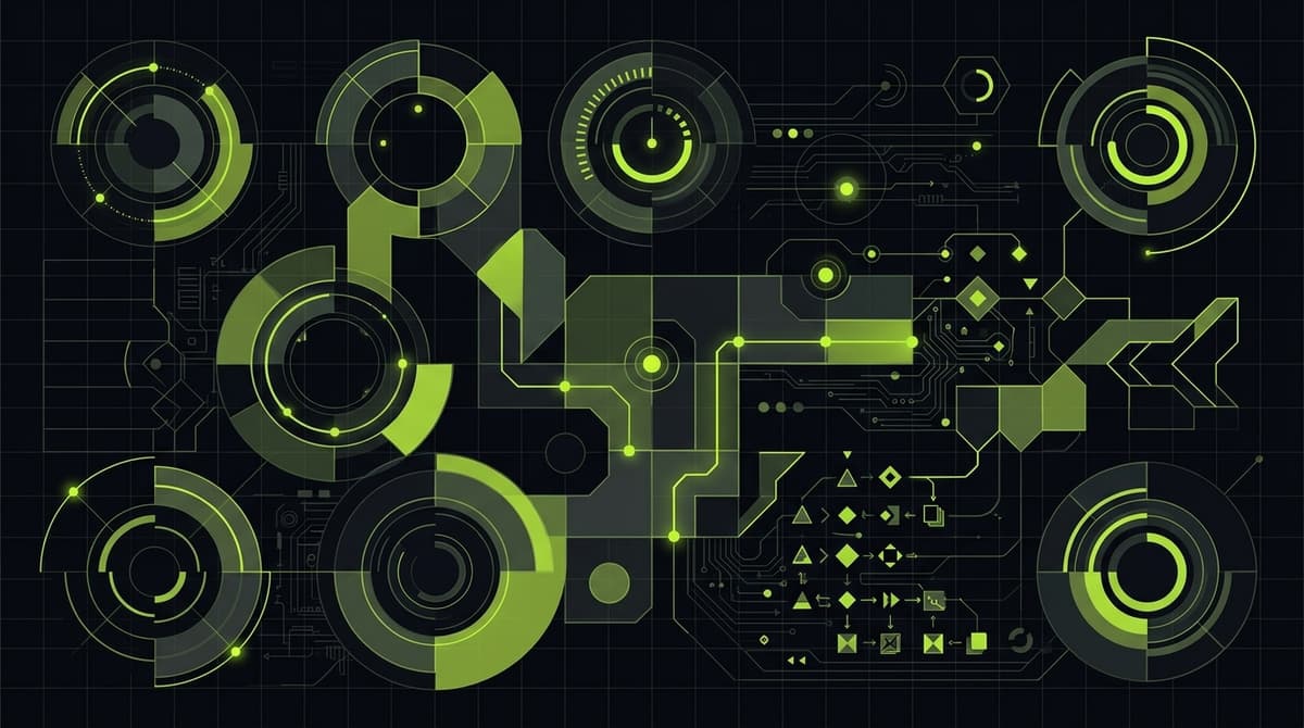 Abstract dark visualization representing best pomodoro app for adhd