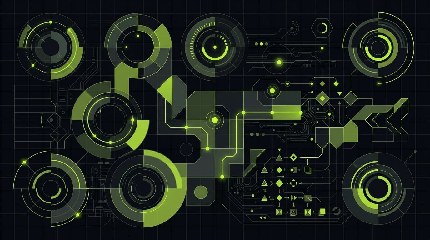 Abstract dark visualization representing best pomodoro app for adhd