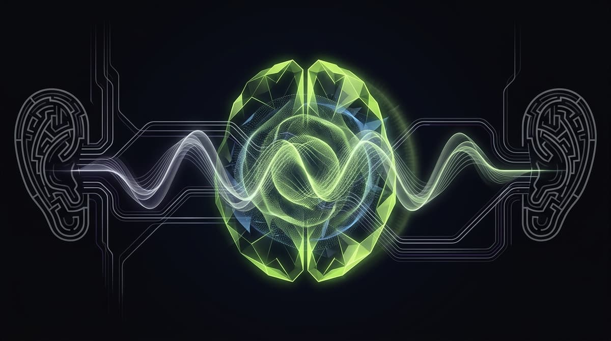 Abstract binaural beat pathways converging in ADHD brain focus region