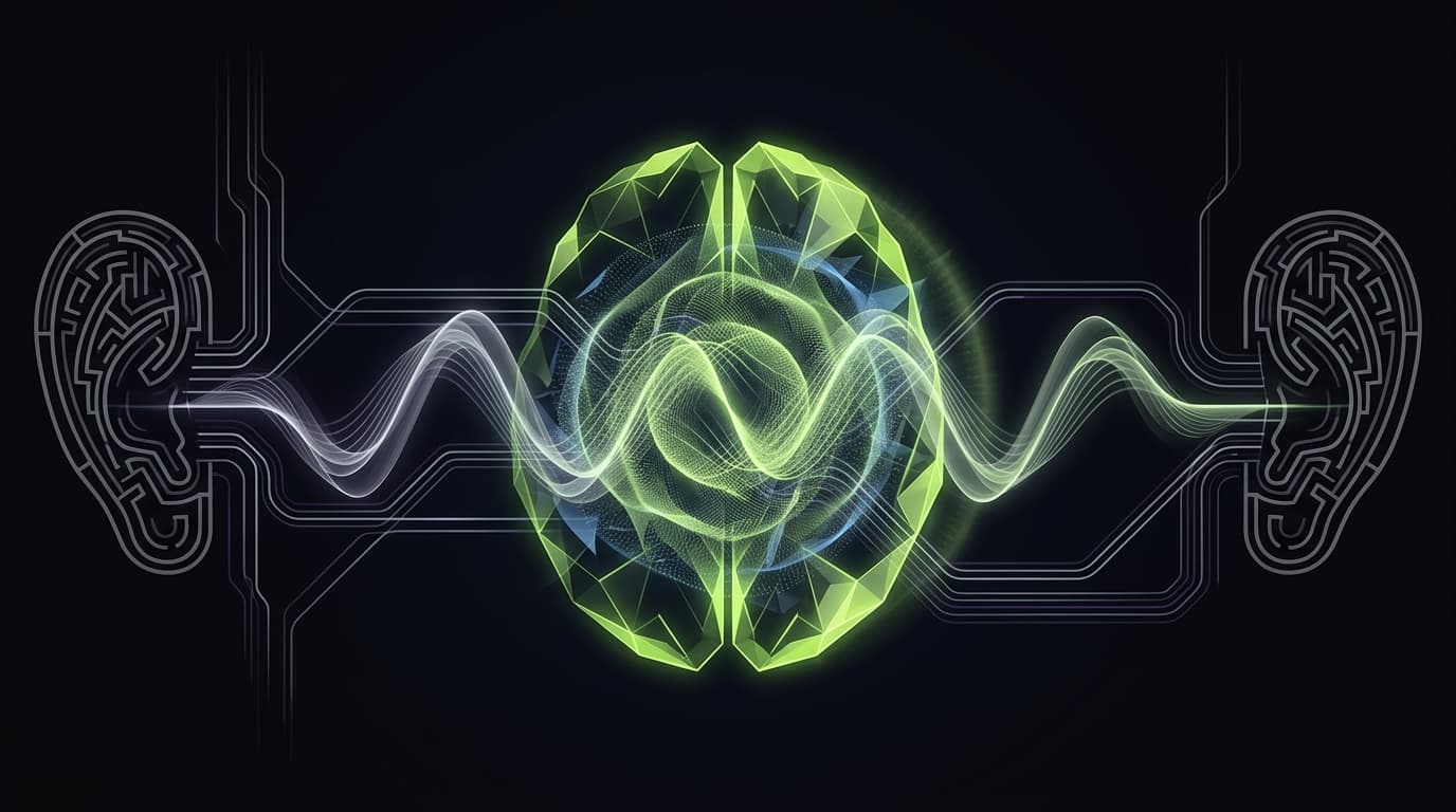 Abstract binaural beat pathways converging in ADHD brain focus region