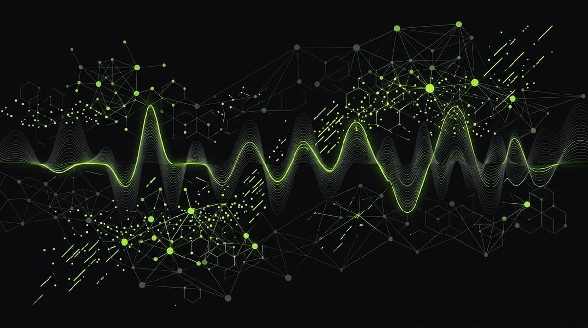 Abstract dark visualization representing classical for adhd focus