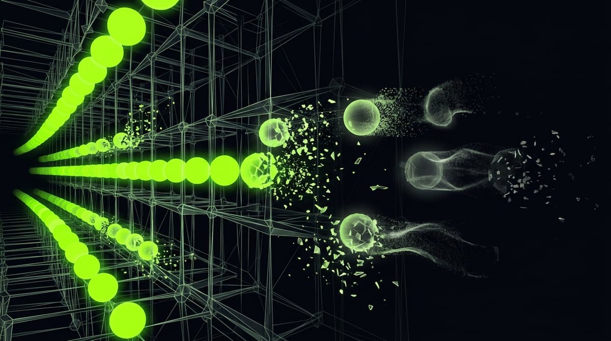 Abstract visualization of information fading in working memory pathways